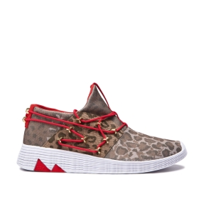 Mens Supra Low Top Shoes MALLI Animal/white | AU-79930